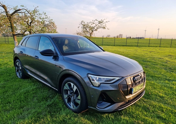 Audi e-tron cena 198500 przebieg: 90600, rok produkcji 2022 z Grudziądz małe 497